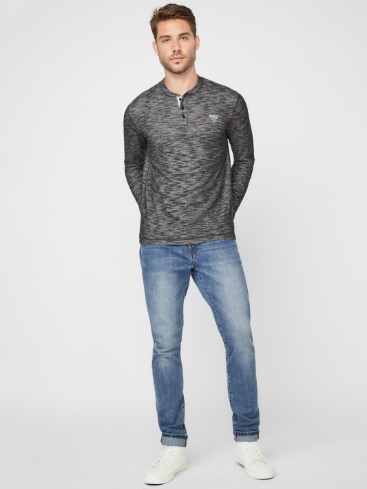 Kalbėkite Dunston Henley Jet Black