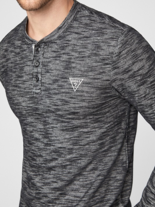 Kalbėkite Dunston Henley Jet Black