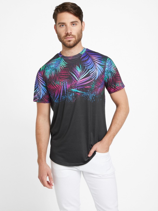 Blain Graphic Tee Jet Black Spėjimas