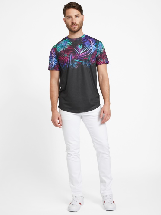 Blain Graphic Tee Jet Black Spėjimas