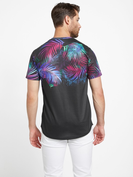 Blain Graphic Tee Jet Black Spėjimas