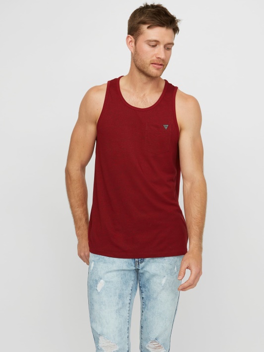 Varsity Red Multi Roy Marled Tank Spėjimas
