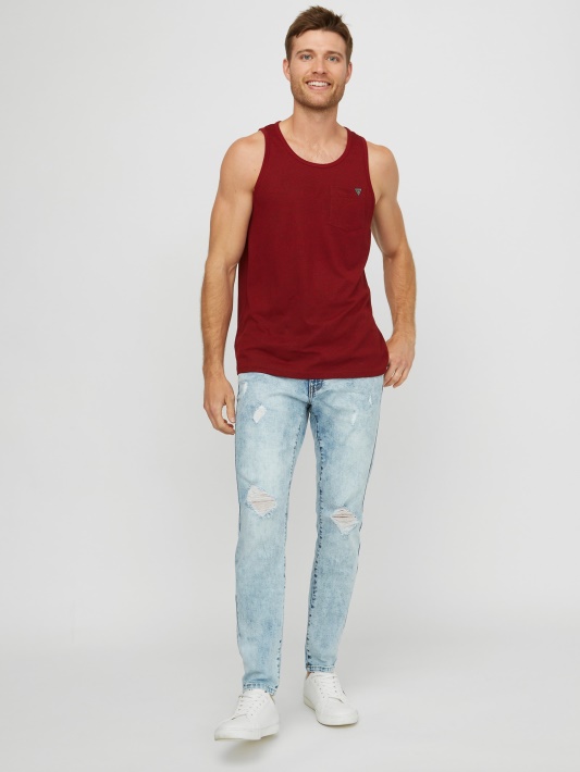 Varsity Red Multi Roy Marled Tank Spėjimas