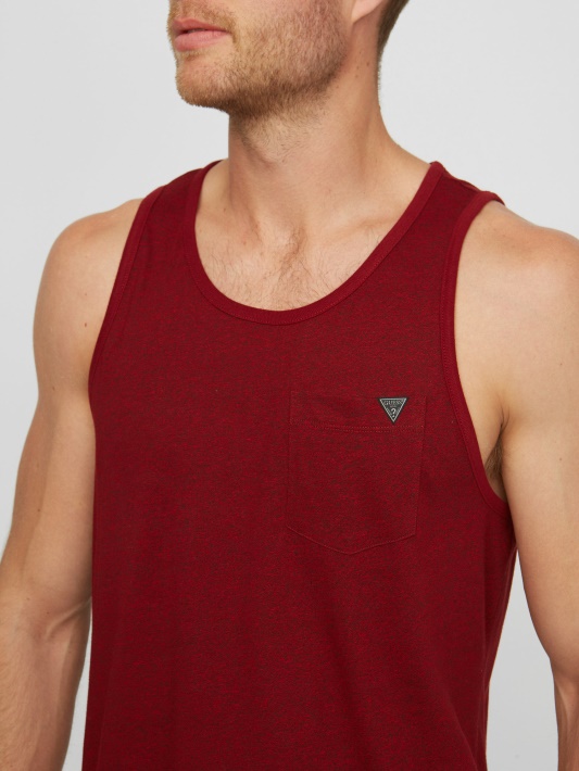 Varsity Red Multi Roy Marled Tank Spėjimas