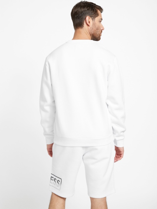 Hartley Crewneck Megztinis Grynas Baltas Spėjimas
