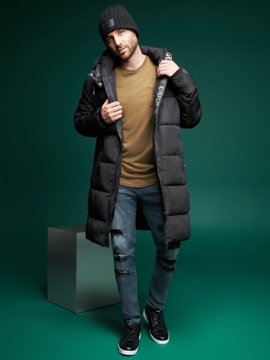 Draw Rip-and-repair Skinny Jeans Tamsus Sunaikinti Plauti Atspėti