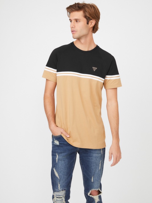 Skrudinta Taupe Kido Color-block Tee Spėjimas