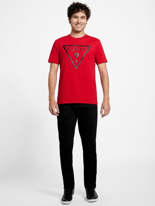 Erikk Logo Tee Varsity Red Spėti