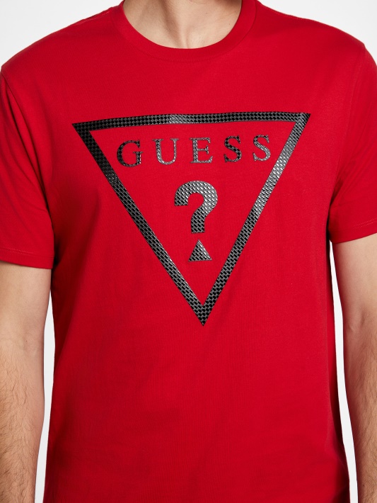 Erikk Logo Tee Varsity Red Spėti