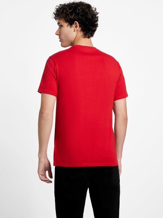 Erikk Logo Tee Varsity Red Spėti