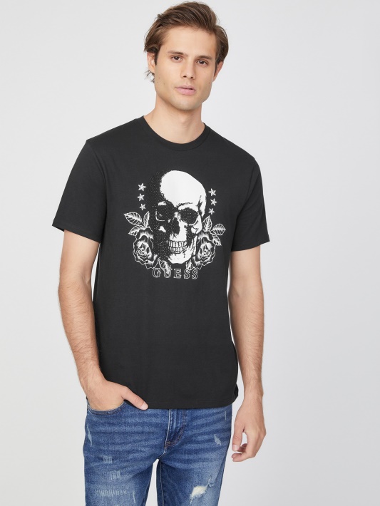 Jet Black Eco Grand Skull Tee Spėjimas