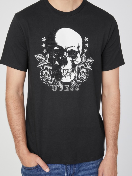 Jet Black Eco Grand Skull Tee Spėjimas