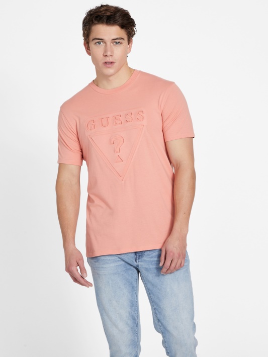 Sun Florid Guess Logotipas Crewneck Marškinėliai