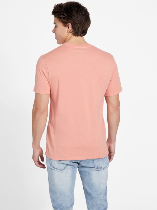 Sun Florid Guess Logotipas Crewneck Marškinėliai