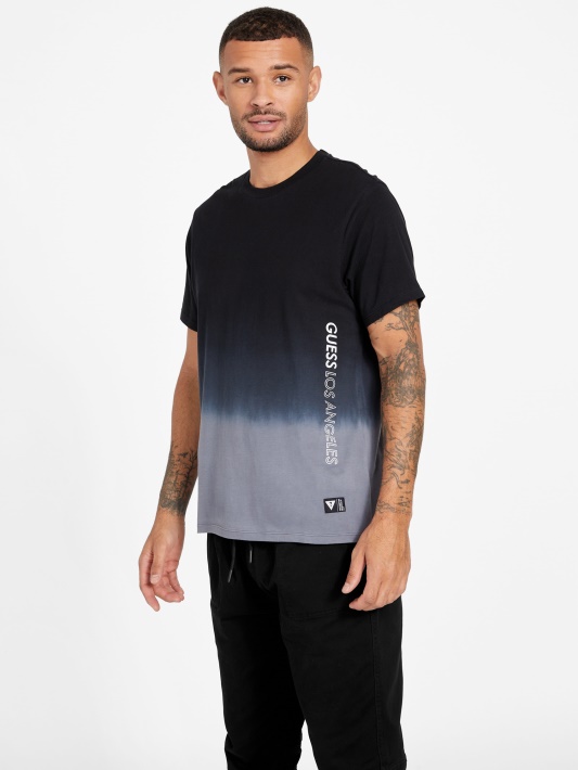 Atspėti Jet Black Olsen Dip-dye Marškinėliai