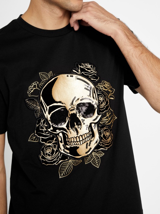 Atspėti, Dhine Crewneck Tee Jet Juoda