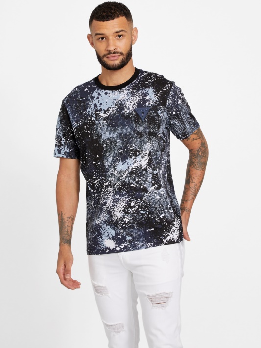 Leo Fashion Crewneck Marškinėliai Juoda Spėjimas