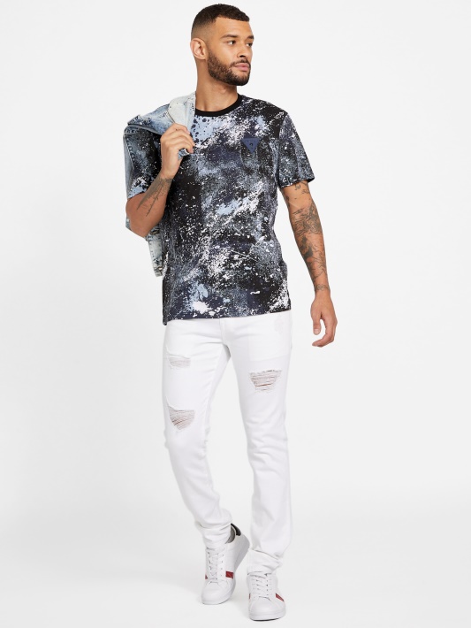Leo Fashion Crewneck Marškinėliai Juoda Spėjimas