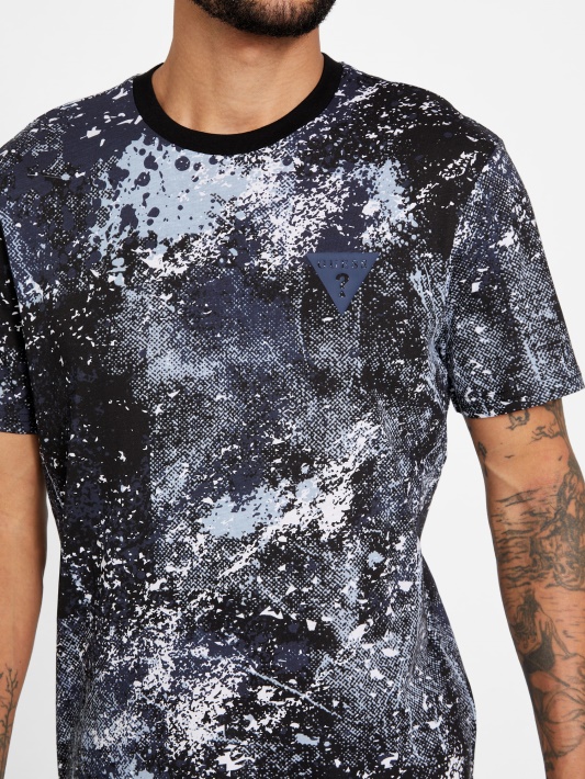 Leo Fashion Crewneck Marškinėliai Juoda Spėjimas