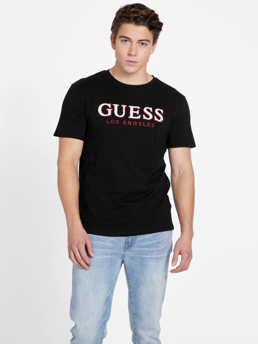 Eco Spont Crewneck Tee Guess Jet Juoda