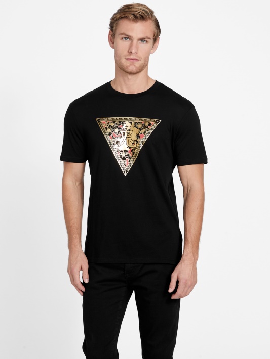 Spėk Trenton Crewneck Tee Jet Juoda