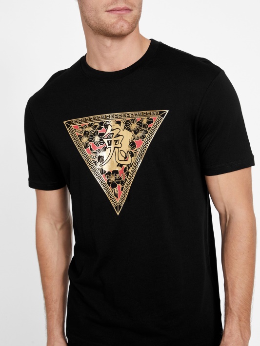 Spėk Trenton Crewneck Tee Jet Juoda