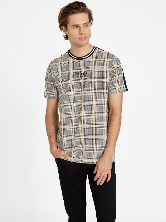 Manny Languotas Crewneck Tee Atspėti Languotas Multi