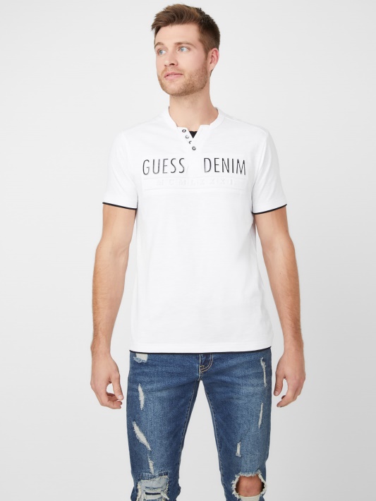Edgar Henley Tee Grynai Baltas Spėjimas