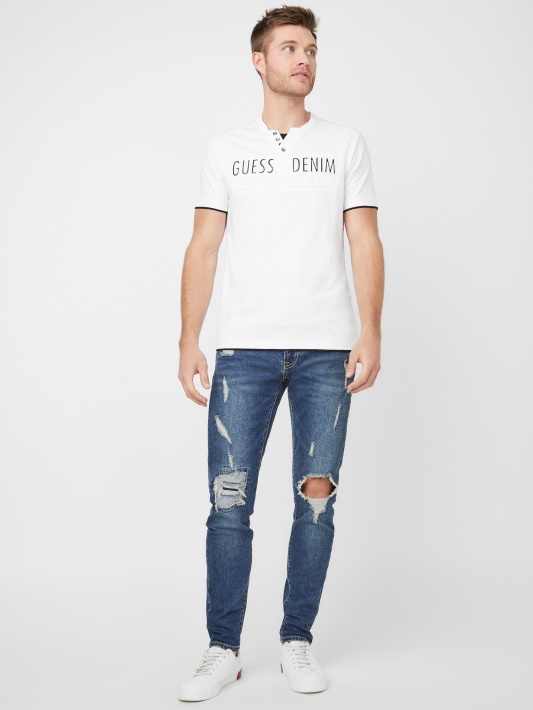 Edgar Henley Tee Grynai Baltas Spėjimas