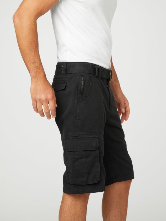 Spėk Karl Cargo šortai Jet Black
