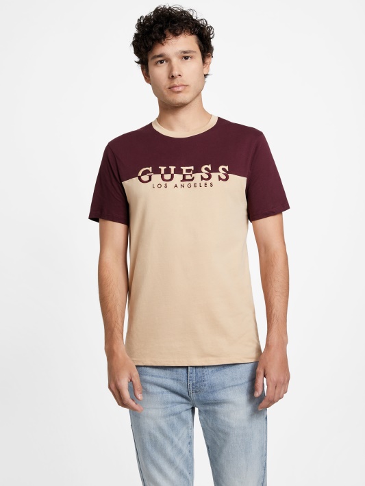 Davion Logotipas Crewneck Tee Guess G118