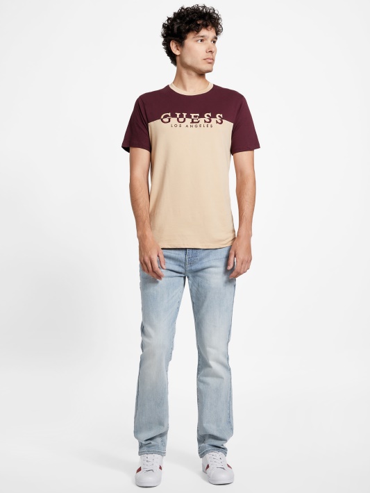 Davion Logotipas Crewneck Tee Guess G118
