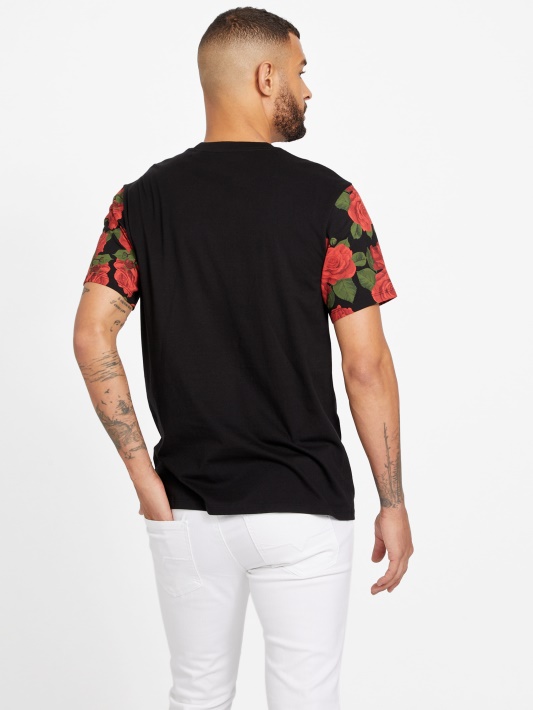 Atspėti Barker Mados Crewneck Trišakiai Jet Juoda