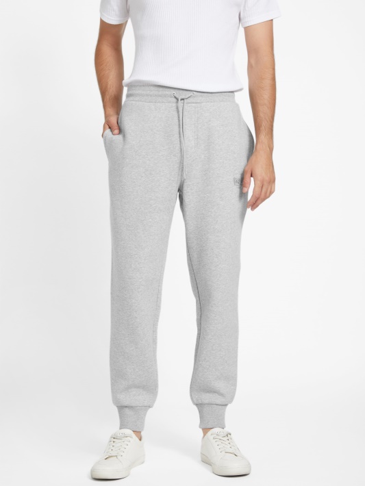 Atspėkite Eco Harvey Logotipą Joggers šviesiai Melanžinės Pilkos Spalvos