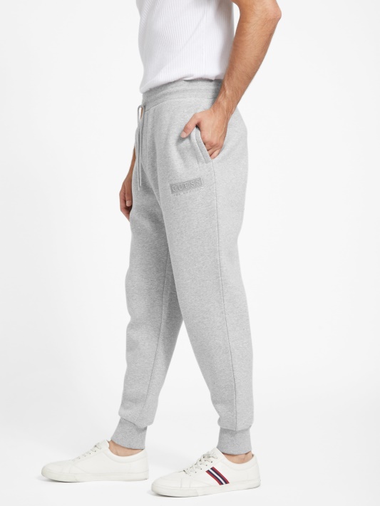 Atspėkite Eco Harvey Logotipą Joggers šviesiai Melanžinės Pilkos Spalvos