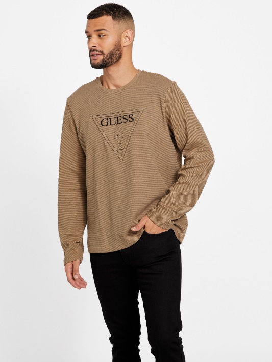 Tomas Crewneck Spėti Skrudinta Taupe