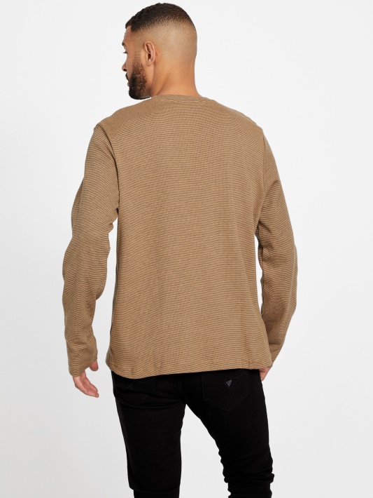 Tomas Crewneck Spėti Skrudinta Taupe