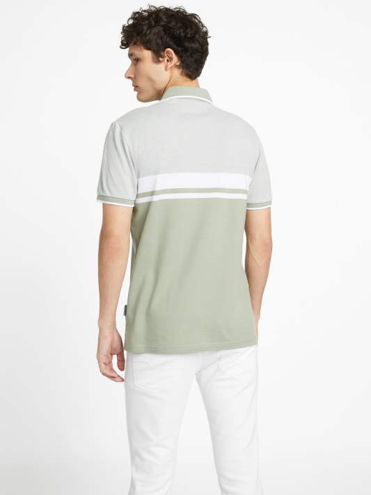 Spėk žalias Balzamas Multi Eco Kai Color-block Polo