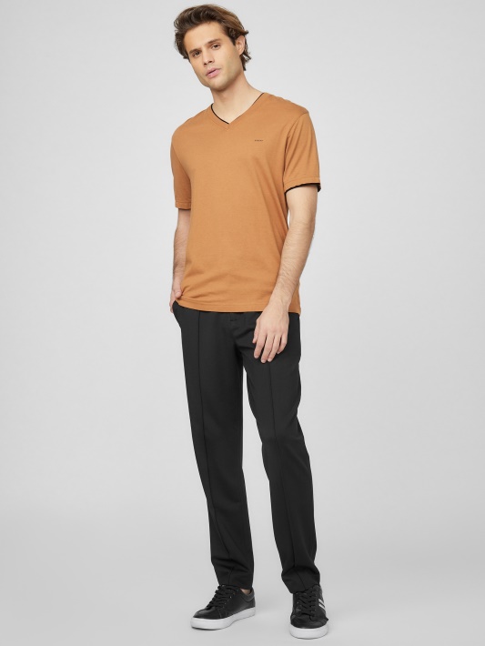 Spėk Armin V-neck Marškinėlį Rudas Topazas