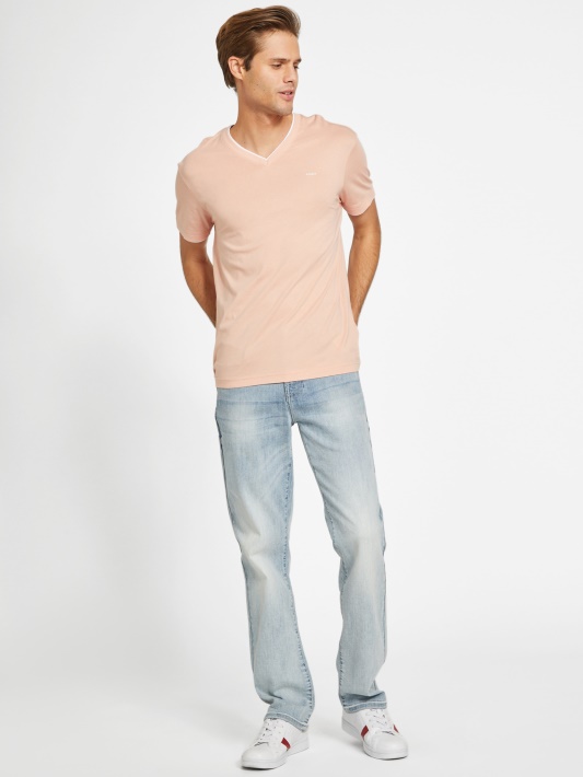 Armin V-neck Tee Pudra Rožė Spėjimas
