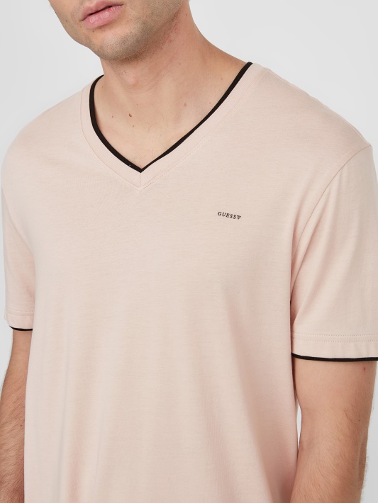 Armin V-neck Tee Guess Garų Rožė