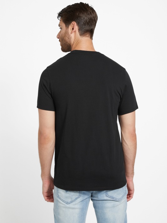 Eco Ammon Roses Tee Guess Jet Black