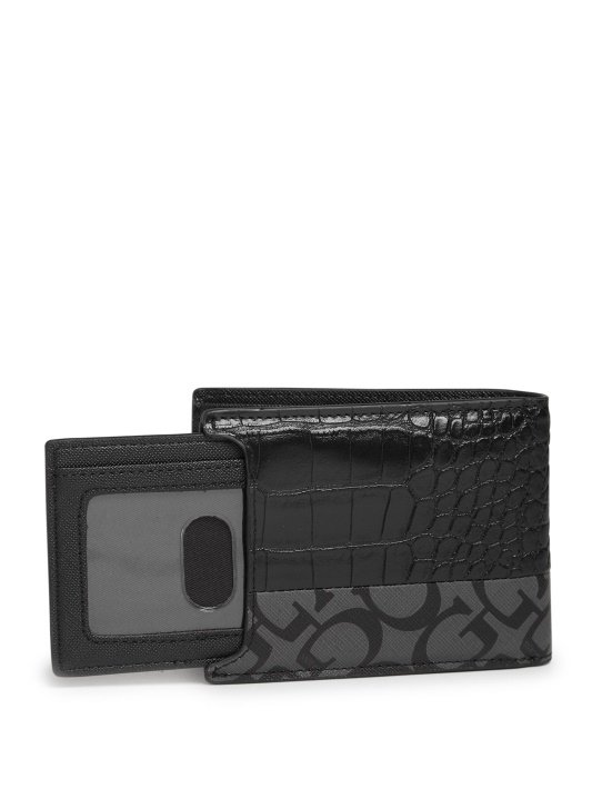 Carter Croc Ir Logotipas Bifold Piniginė Juoda Spėjimas