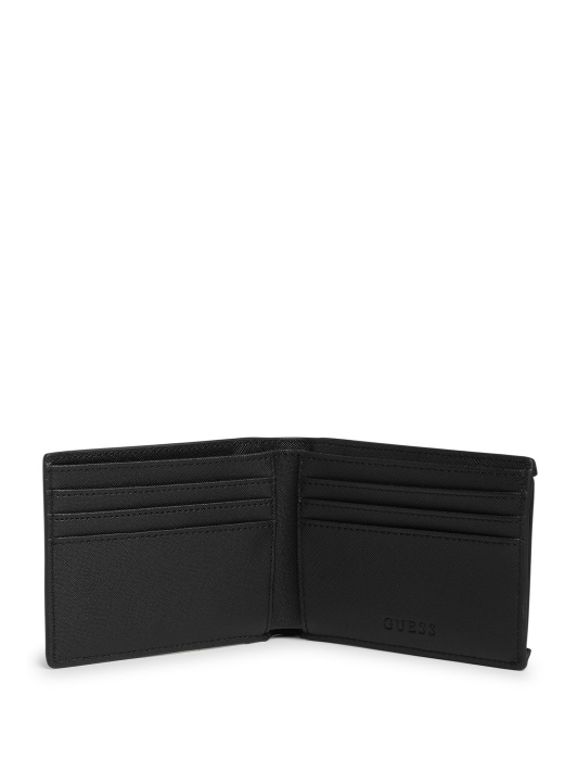 Carter Croc Ir Logotipas Bifold Piniginė Juoda Spėjimas