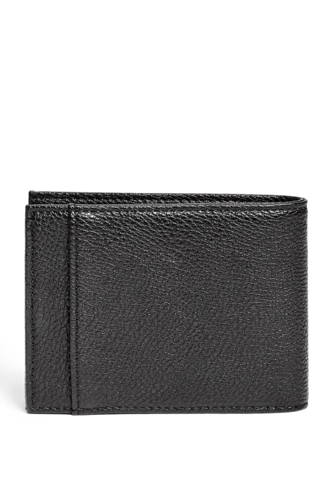 Bifold Logotipo Piniginė Guess Juoda