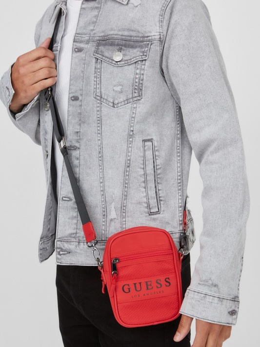 Atspėti Tinklinio Logotipo Crossbody Raudona