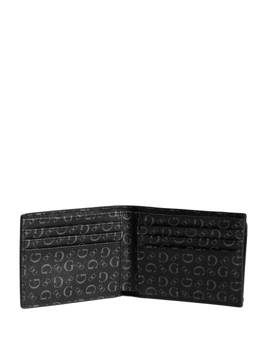 Atspėti Carter Logotipą Bifold Piniginė Juoda