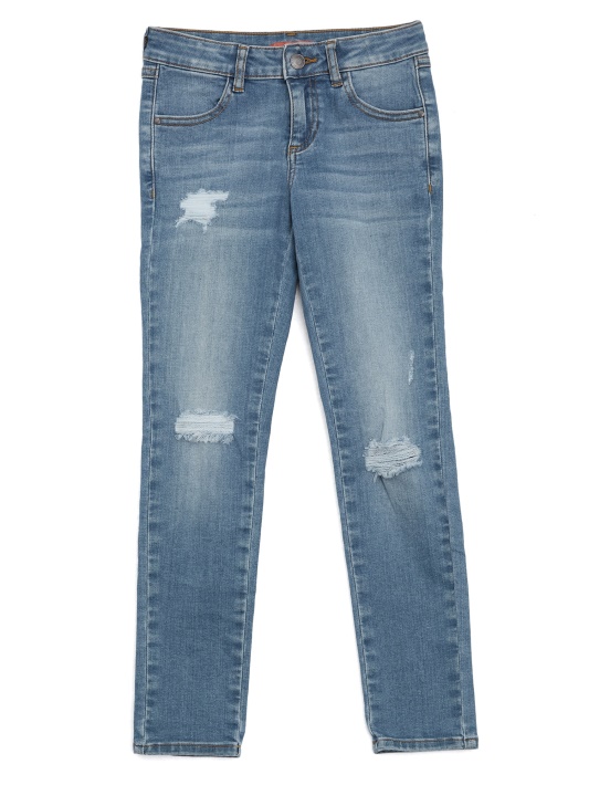Minime Distressed Skinny Jeans (7-16) Dazed Lotus Dulkėtas Spausdinimas Spėjimas