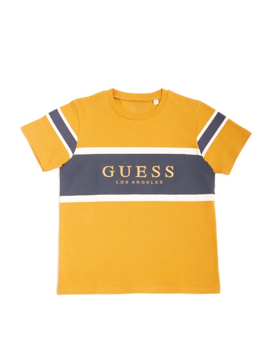 Talon Logotipas Color-block Marškinėliai (7-18) Dorado Gold Guess