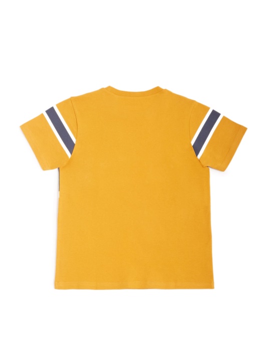 Talon Logotipas Color-block Marškinėliai (7-18) Dorado Gold Guess